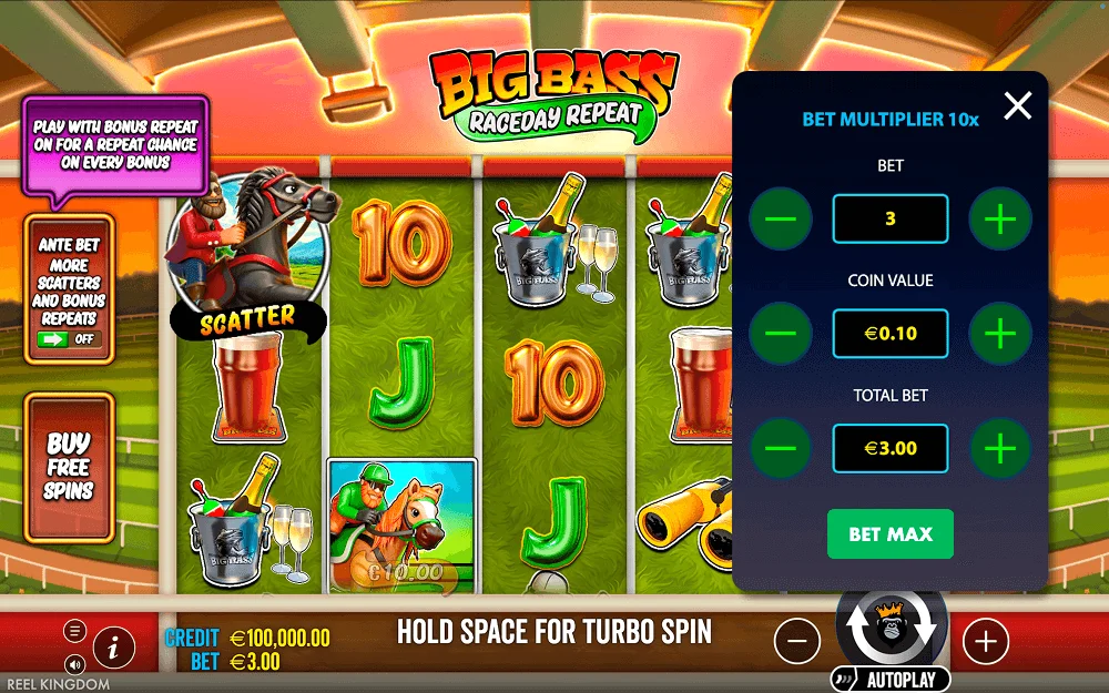 Big Bass Raceday Repeat